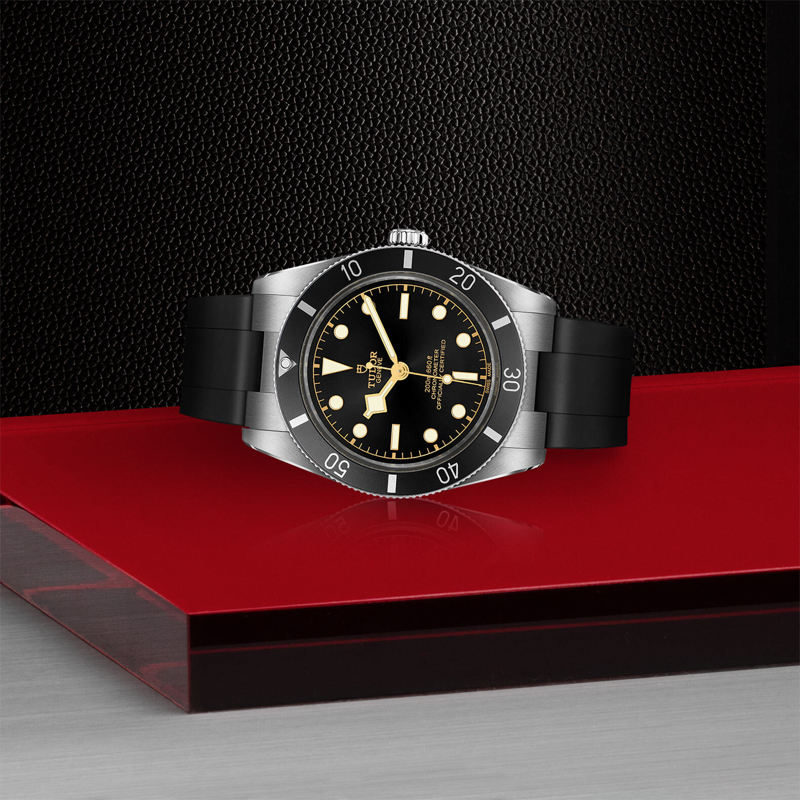 TUDOR black bay 54 79000n ラバー チューダー ブラック・ベイ 54 ブラックラバー 79000N - 腕時計